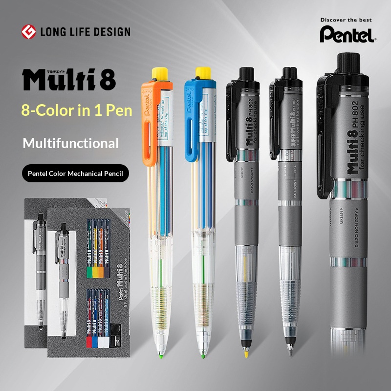펜텔 멀티 8 in 1 컬러 샤프펜슬 2.0mm 리필  - Staedtler Pencil Lumocolor 리뷰 및 가격