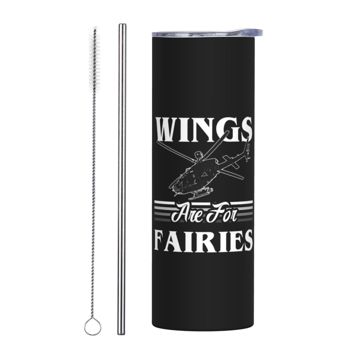 날개는 요정을 위한 것 - 헬리콥터 조종사 - 화이트  - Tumbler 20Oz White 리뷰 및 가격