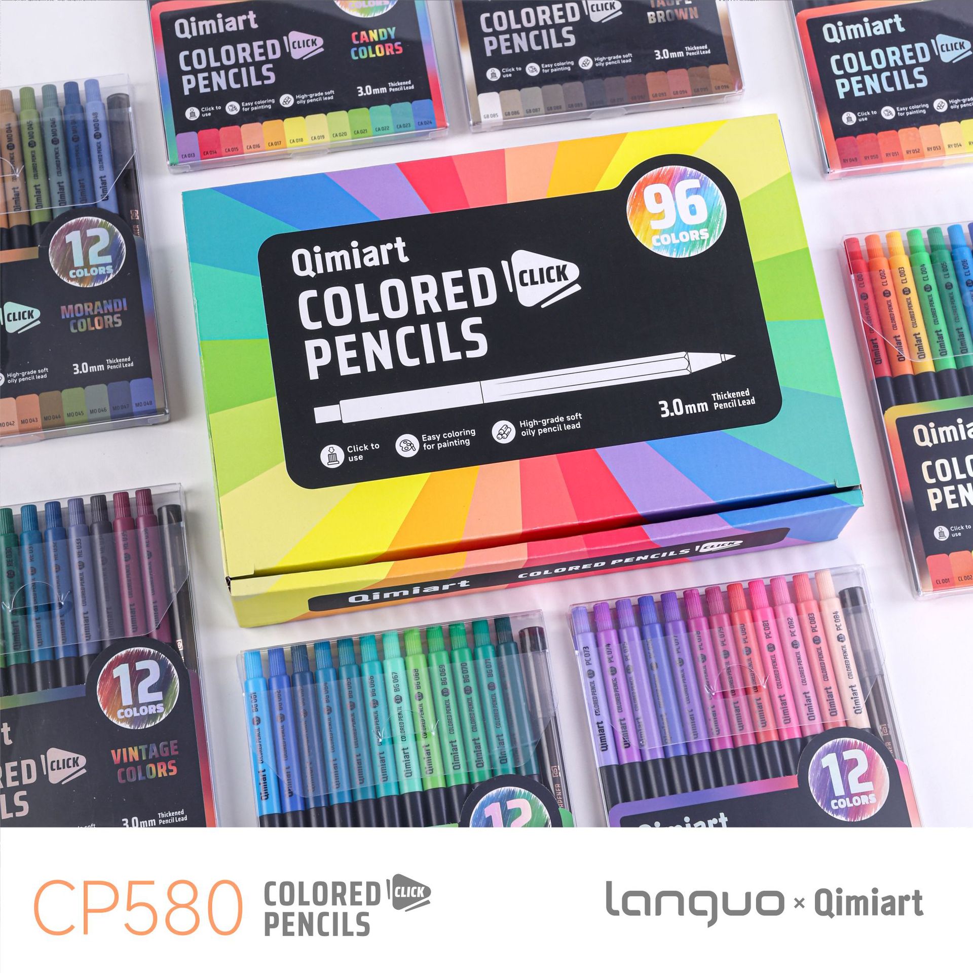 96가지 색상의 색연필 세트, 퀴미아트 CP580, 3 - Staedtler Pencil Lumocolor 리뷰 및 가격