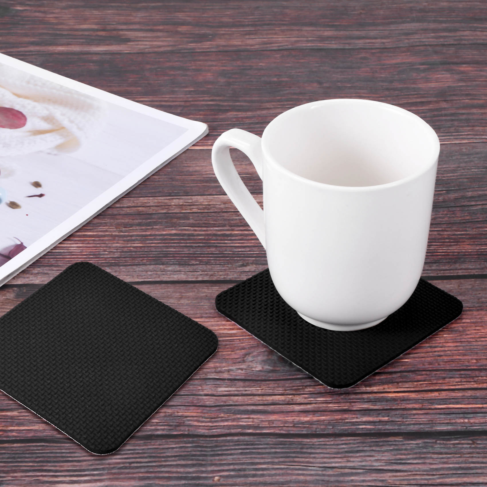 35 조각 사각형 승화 코스터 승화 블랭크 컵 매트 블 - Coaster Sublimation Blank 리뷰 및 가격