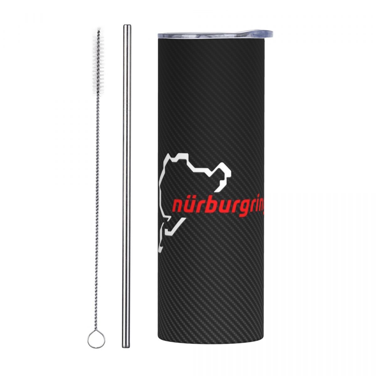 뉘르부르크링 카본 파이버 화이트-레드 스테인리스 스틸  - Tumbler 20Oz White 리뷰 및 가격