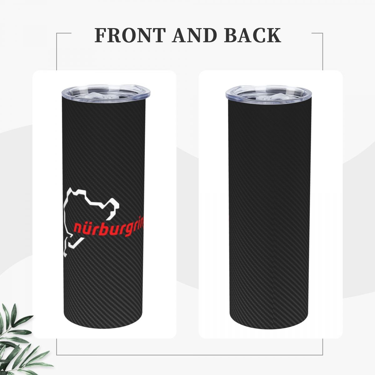 뉘르부르크링 카본 파이버 화이트-레드 스테인리스 스틸  - Tumbler 20Oz White 리뷰 및 가격